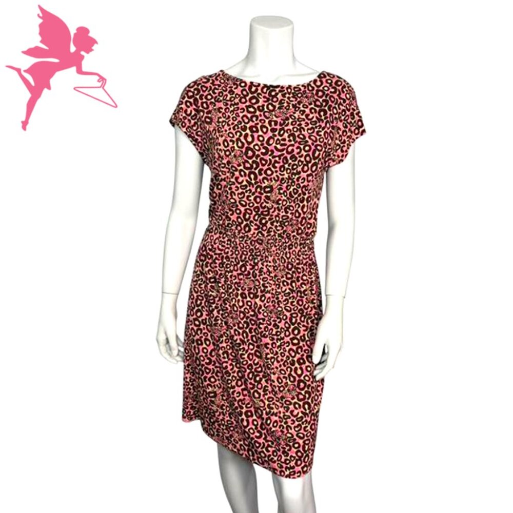 LILLY PULITZER Cheetah Print Jersey Dress
